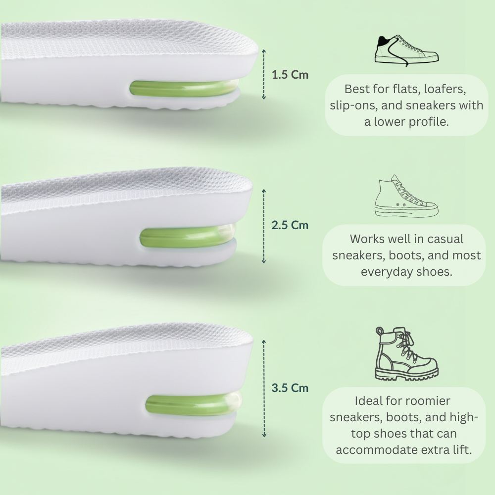 Amazonian Lift – Women’s Height Increasing Insoles