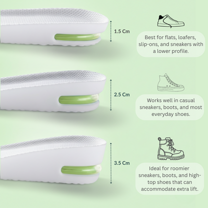 Amazonian Lift – Women’s Height Increasing Insoles